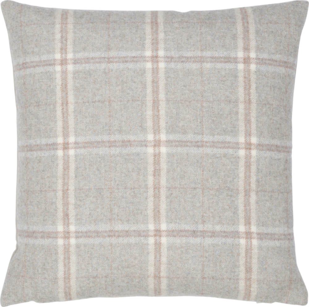 Wool Check Spice Filled Cushion