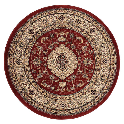 Victoria Traditional Red Classical Rug