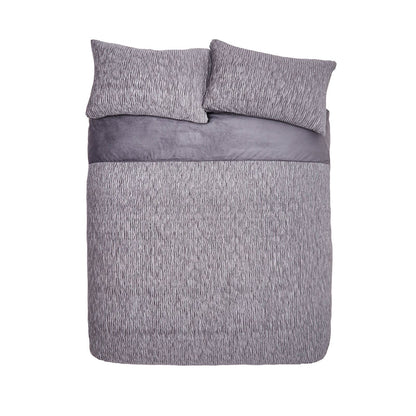 Allure Sparkle Grey Duvet Cover Set