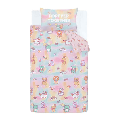 Forever Together Pastel Duvet Cover Set