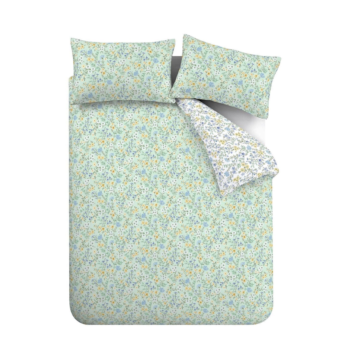 Bianca Ditsy Floral Green Duvet Cover Set