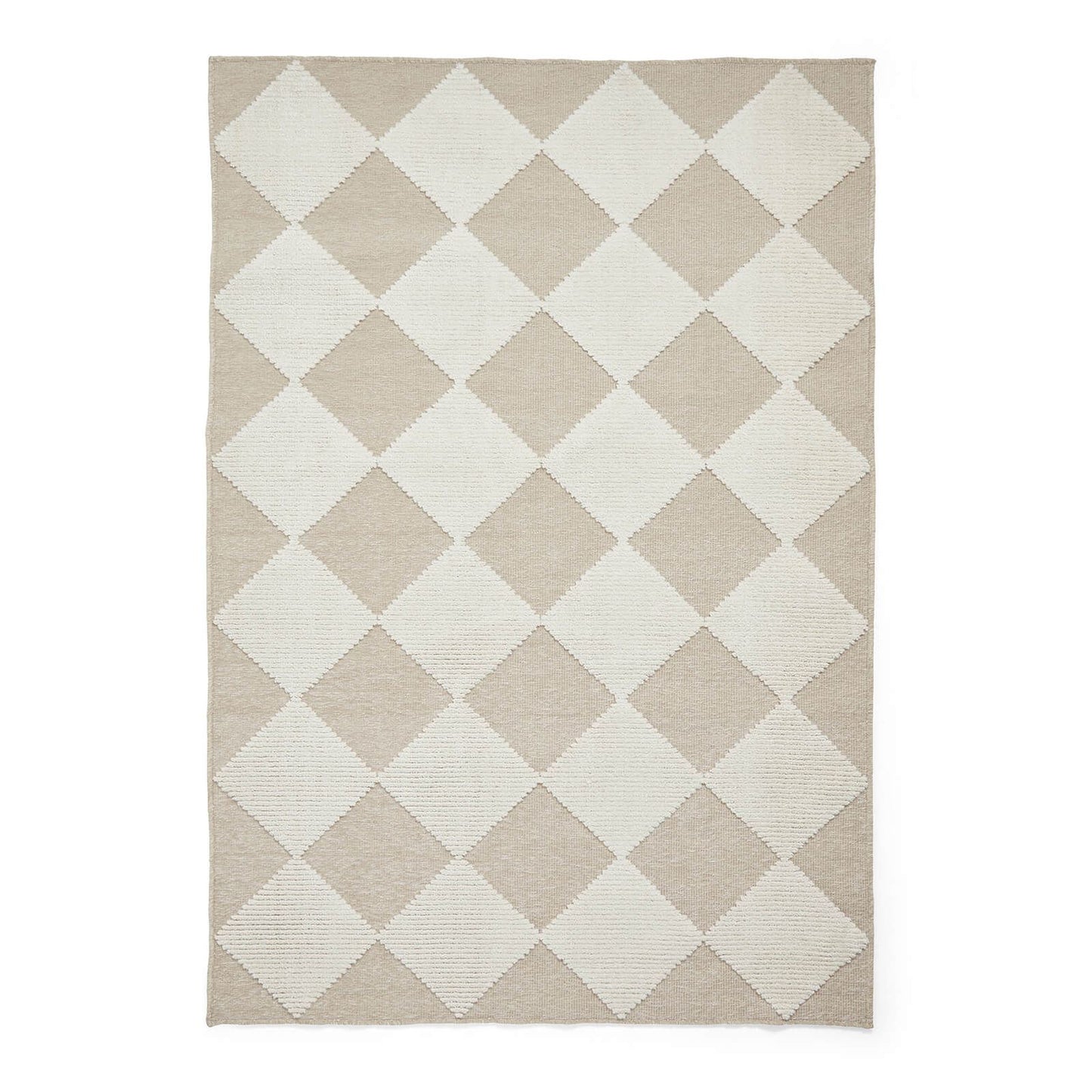 Lyna J0529 Beige/White Washable Rug