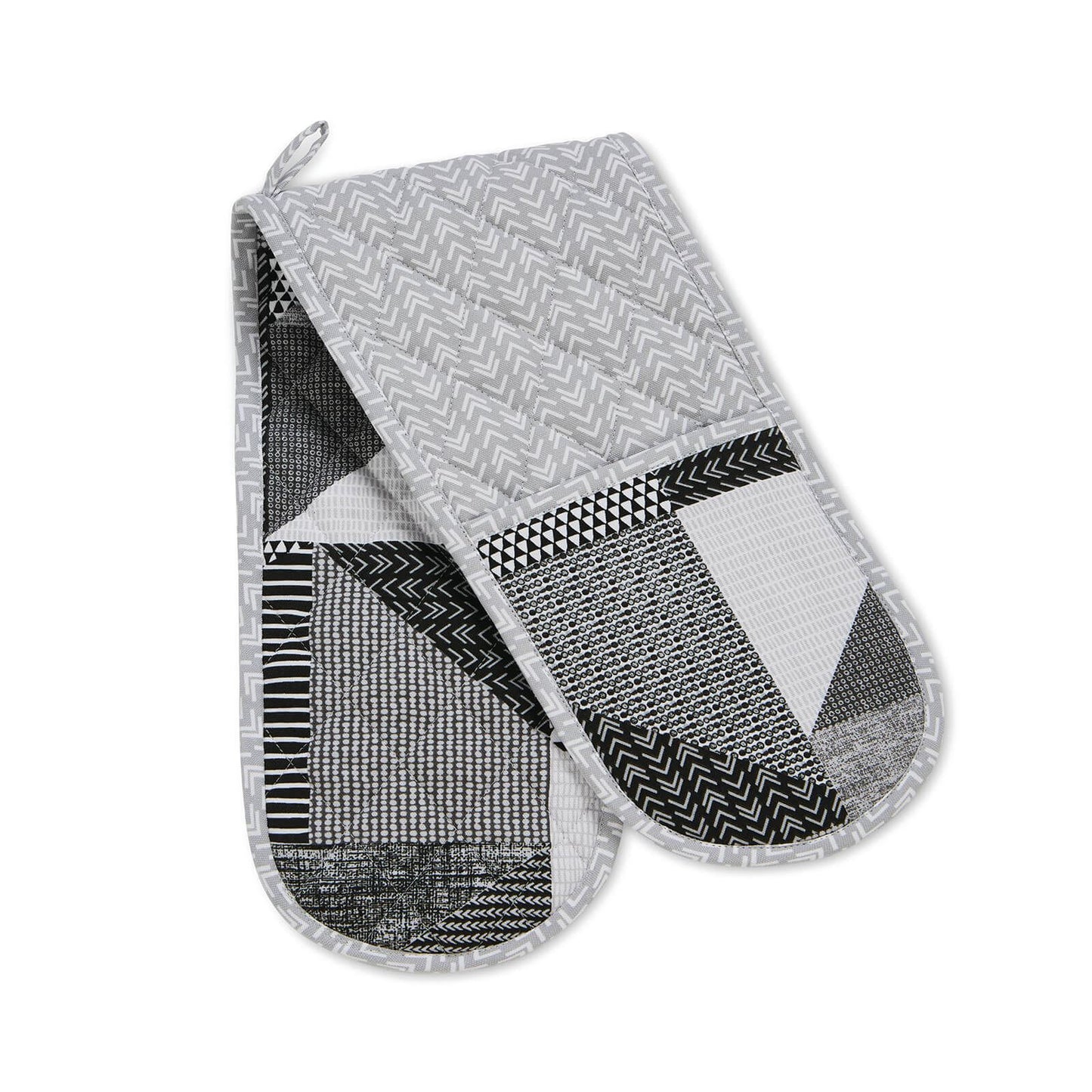 Larsson Geo Grey Oven Gloves