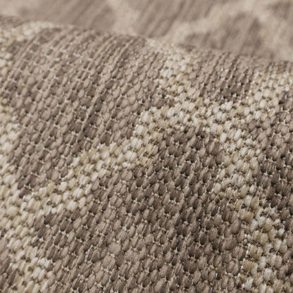 Flatweave Gel Trellis Latte Rug