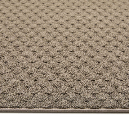 My Mat Sculptured Washable Honeycomb Mink Rug