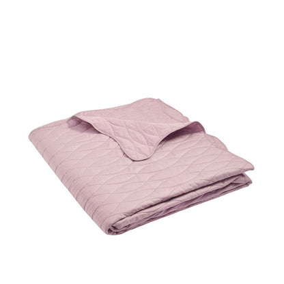 Catherine Lansfield Scallop Waves Pink Bedspread - 240x260cm