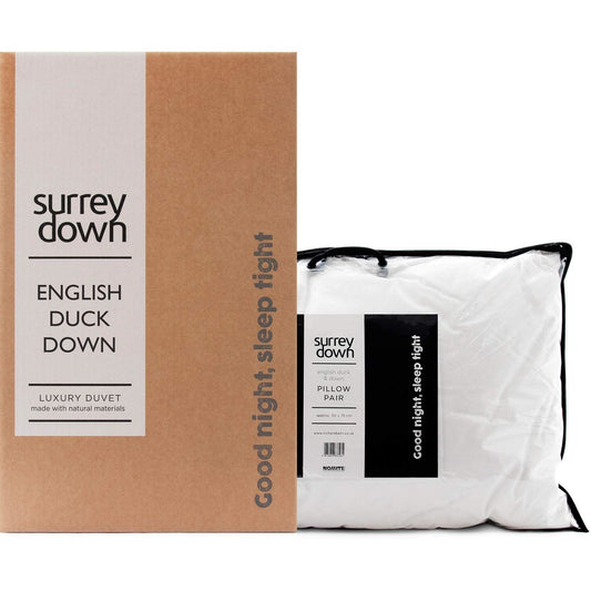 Duck Down Duvet With Pillow, 13.5 Tog