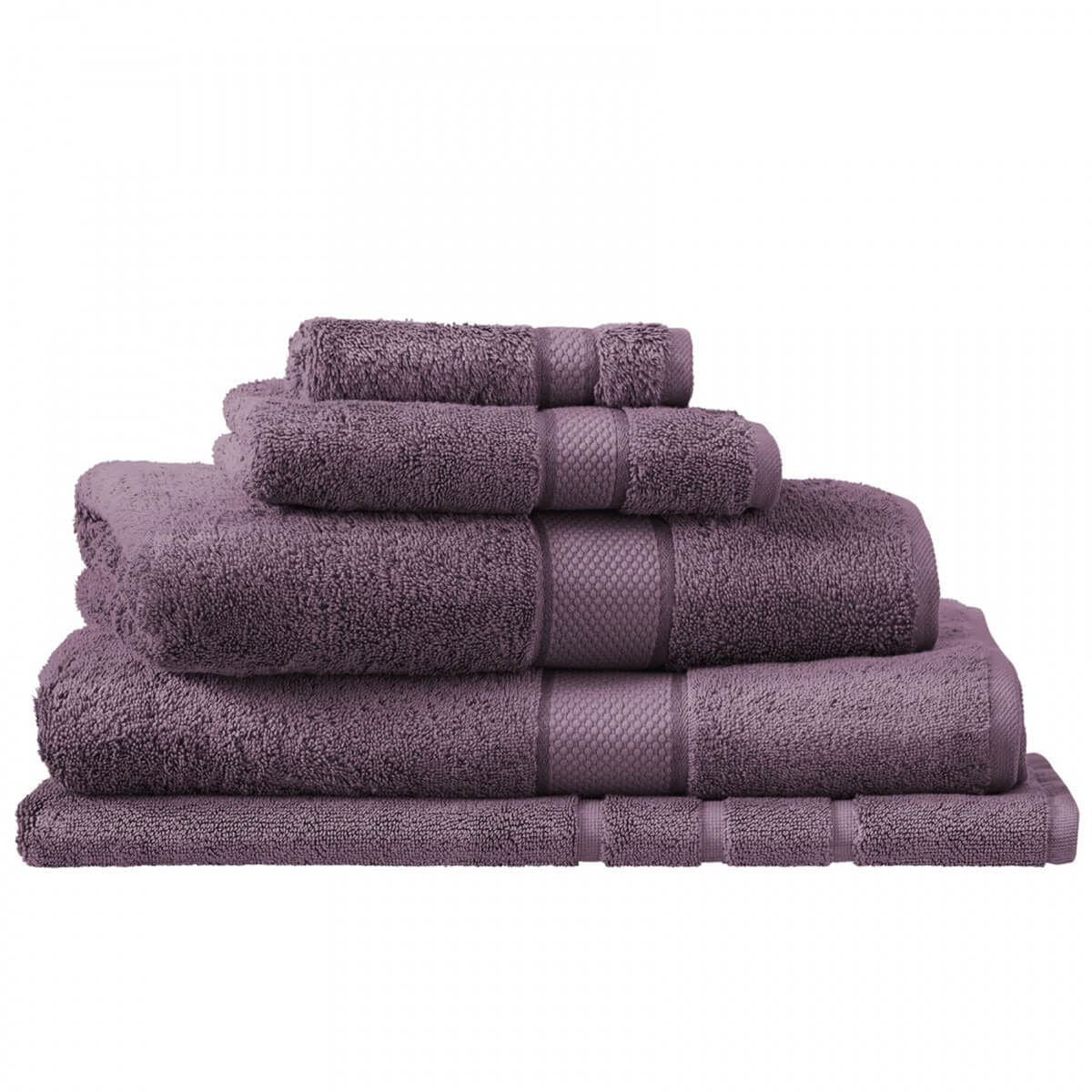 Egyptian Luxury Towel Aubergine Hand Towel