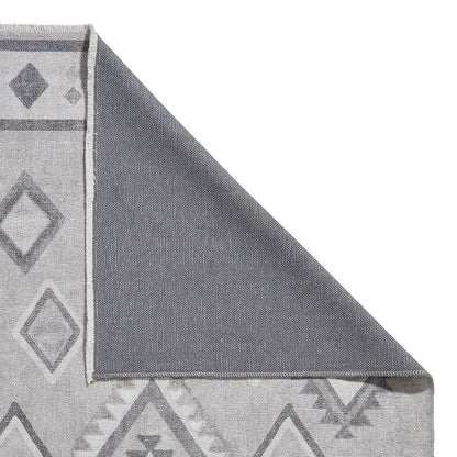 Whisper H1066 Grey/Green Modern Washable Rug