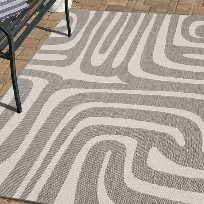 County Zebra Grey Animal Rug