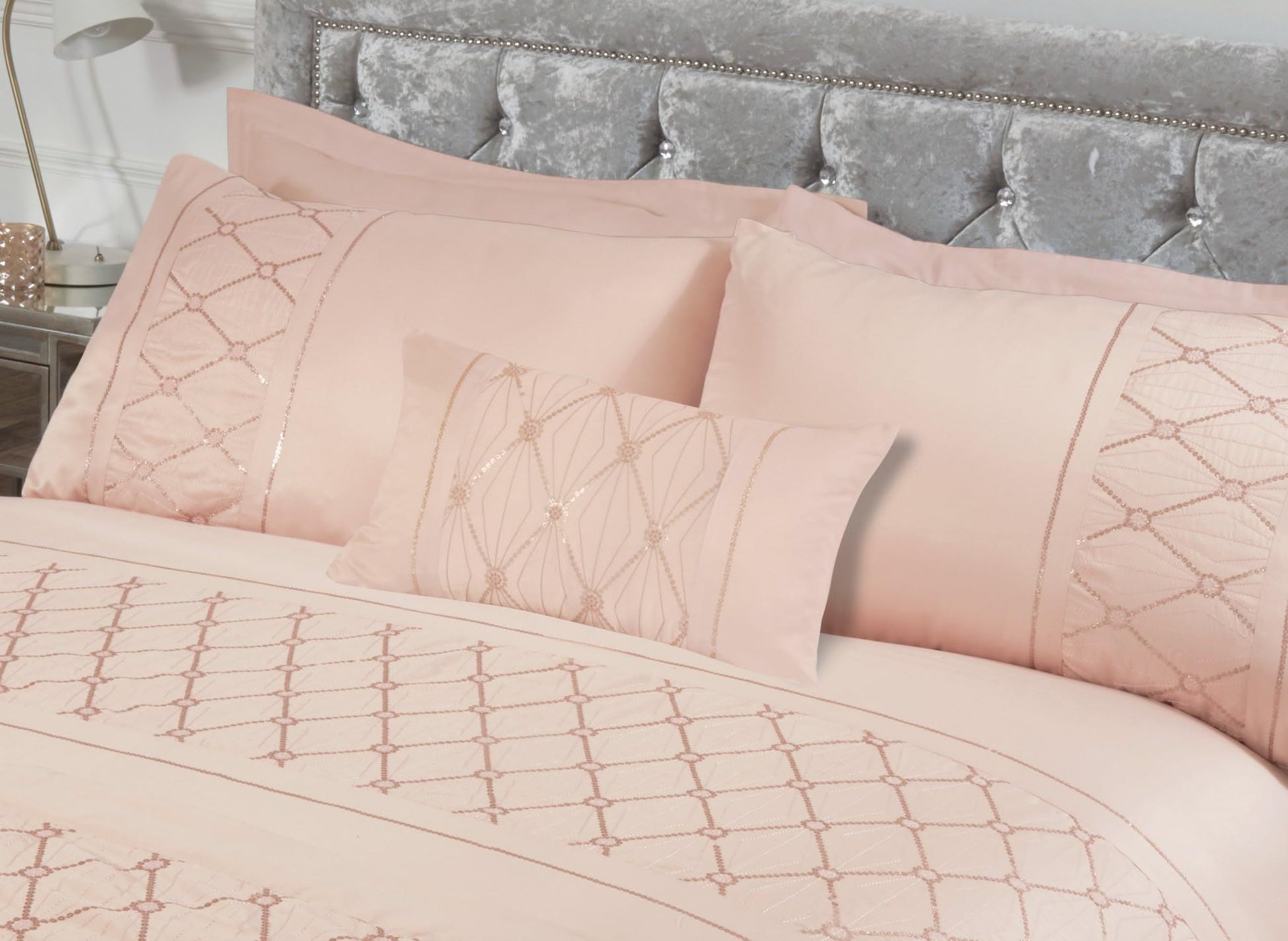 Monaco Blush Boudoir Cushion