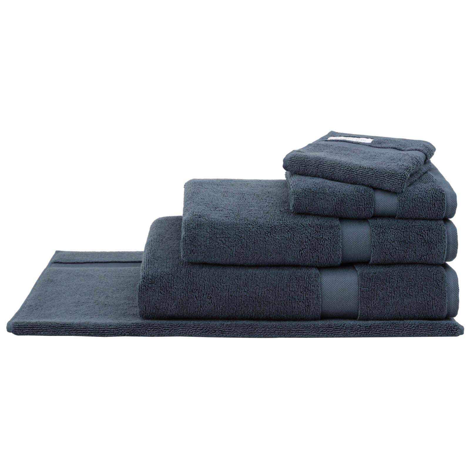 Organic Cotton Eden Ink Navy Bath Towel