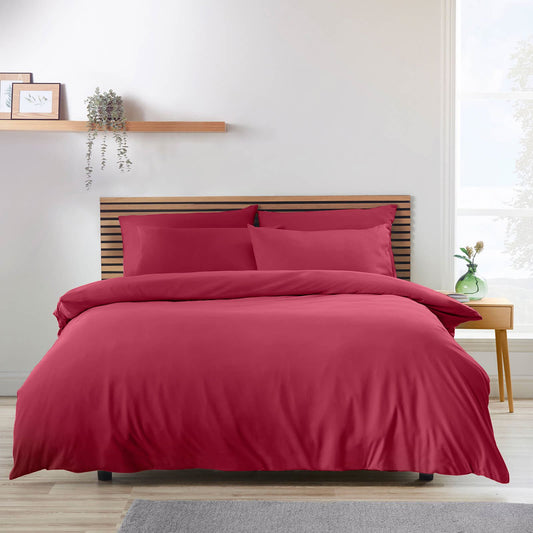 So Soft Easy Iron Hot Pink Duvet Cover Set