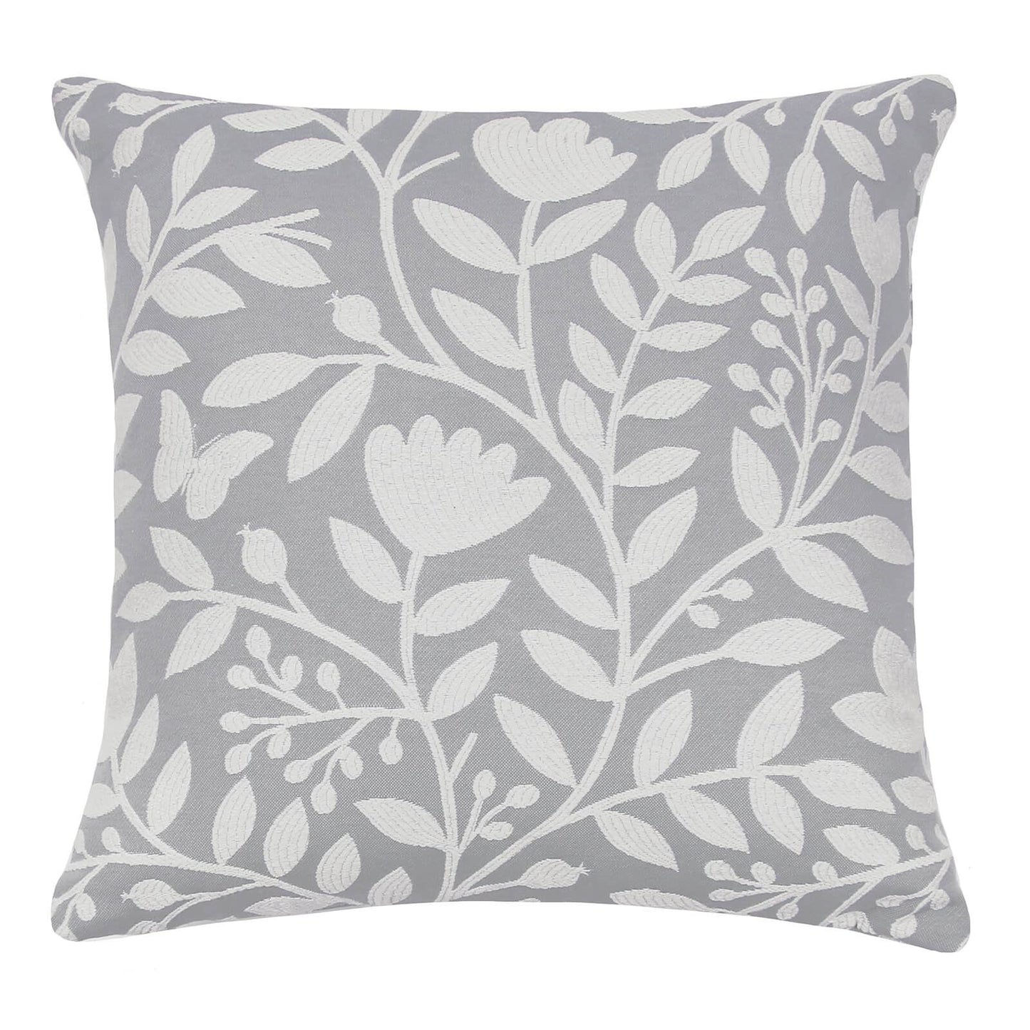 Eleanor Floral Dove Grey Cushion Cover