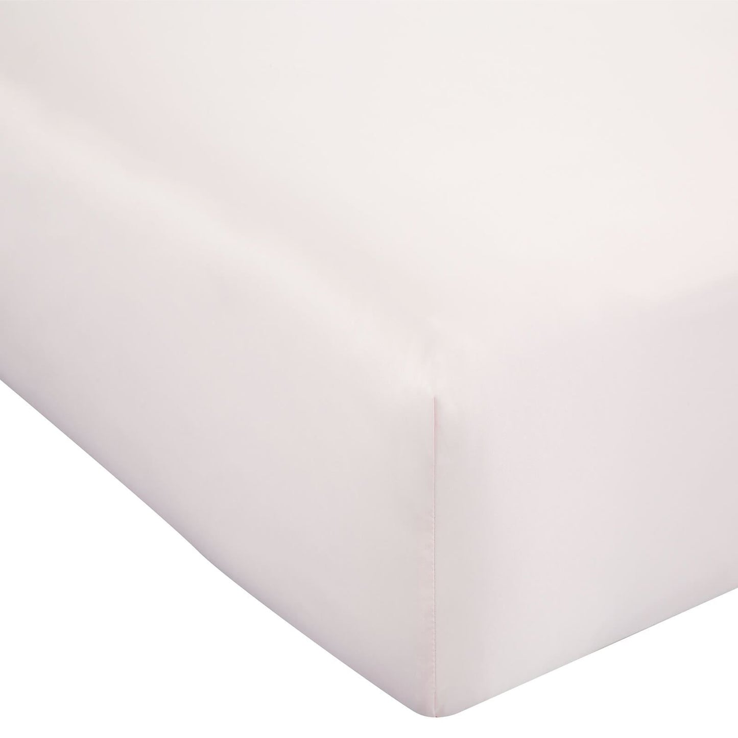 Silky Soft Sateen Blush Fitted Sheet