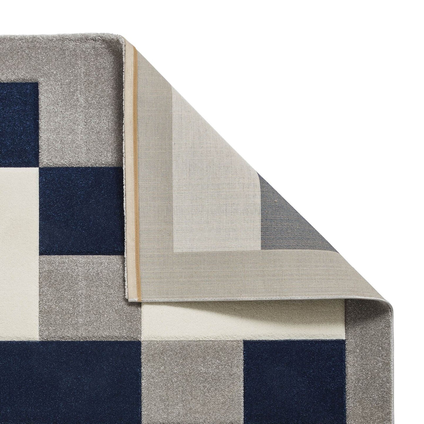 Brooklyn BRK04 (24368) Grey/Navy (24368) Modern Rug