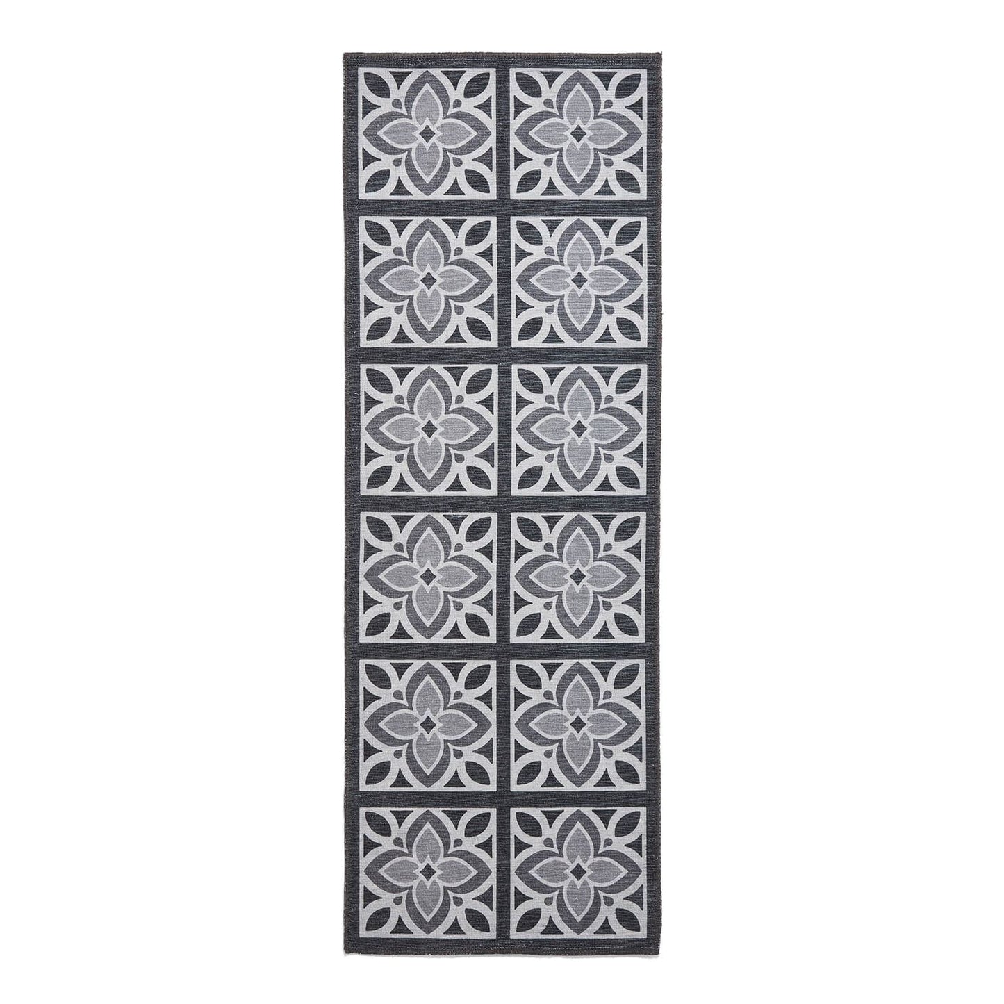 Victoria H1191 Grey/Yellow Washable Rug