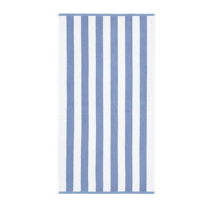 Reversible Stripe Jacquard Blue Hand Towel - 50x85 cm