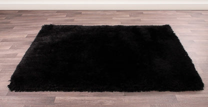 Mayfair Plain Black Rugs