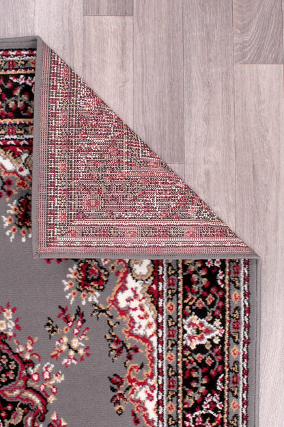 Traditional Poly Lancashire Grey Rugs