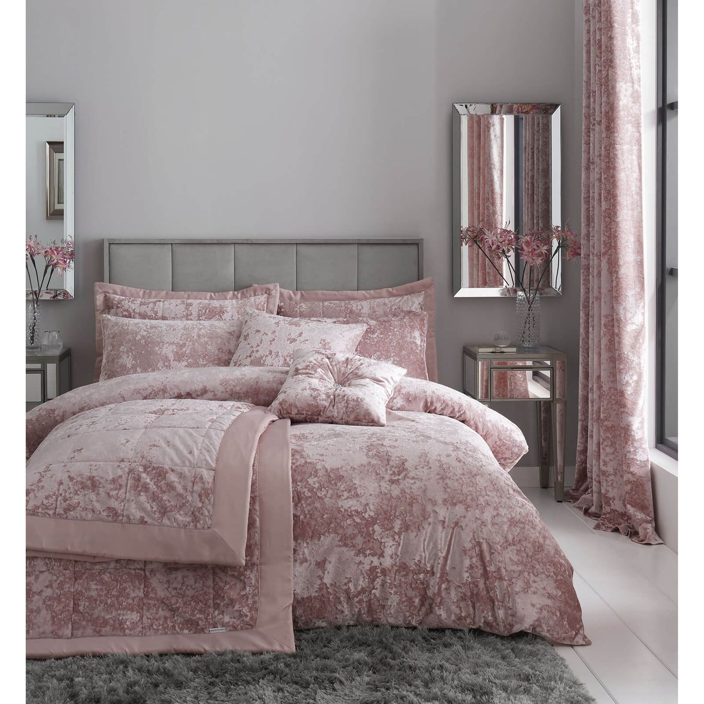 Crushed Blush Duvet Set