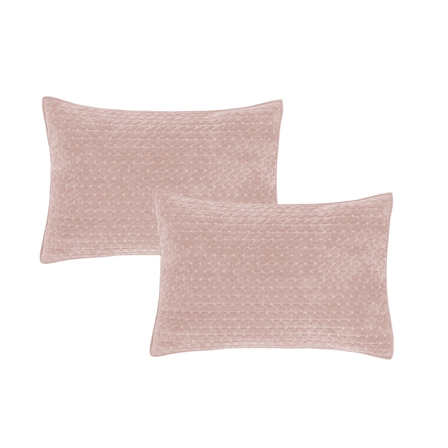 Bianca Attica Velvet Pink Pair with envelope closure - Pillow Sham