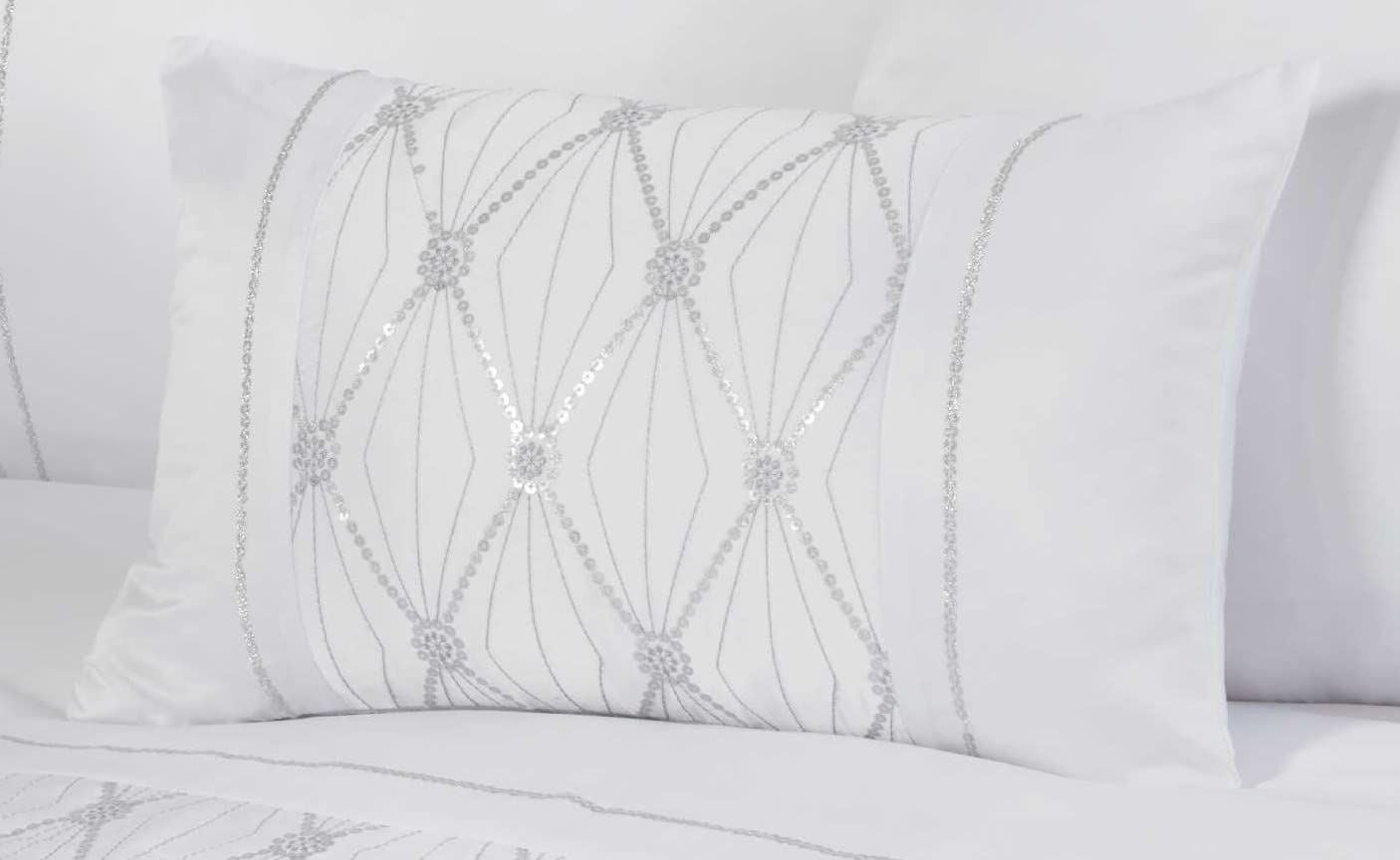 Monaco White Boudoir Cushion