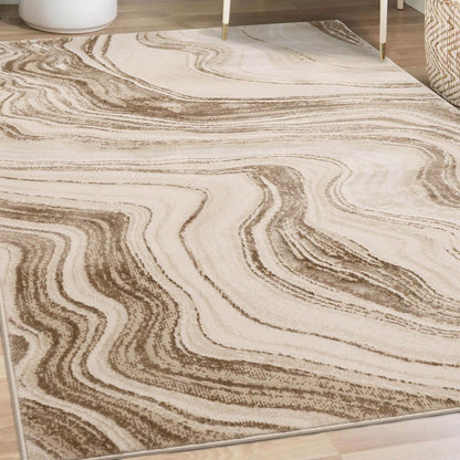 Dusk Watercolour Champagne Rug