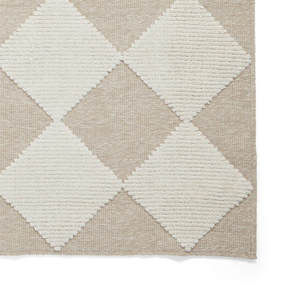 Lyna J0529 Beige/White Washable Rug