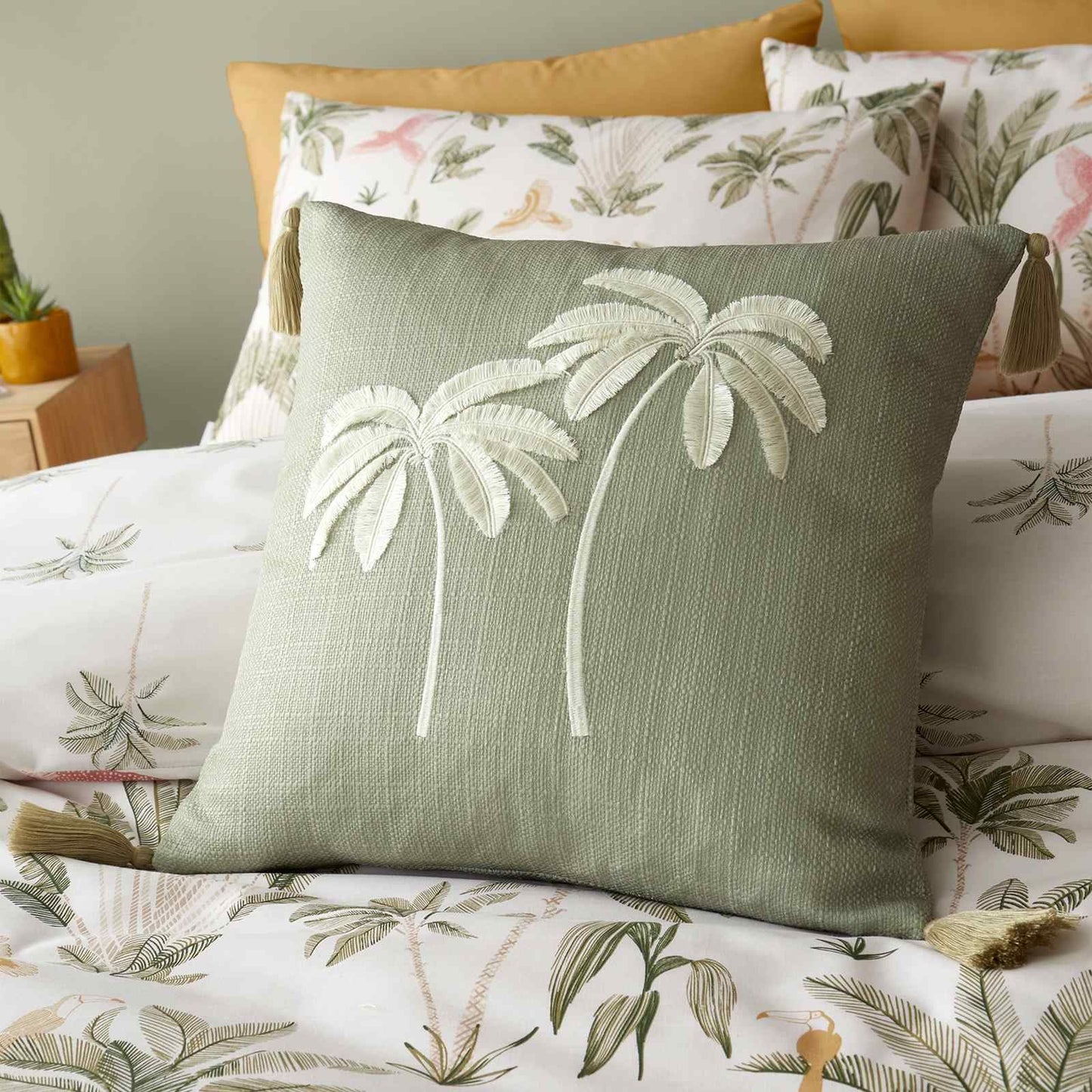 Paradiso Palm Sage Green Cushion