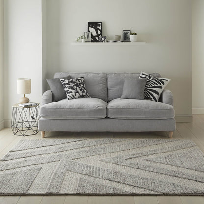 Stellar Arrow Textured Natural Rug
