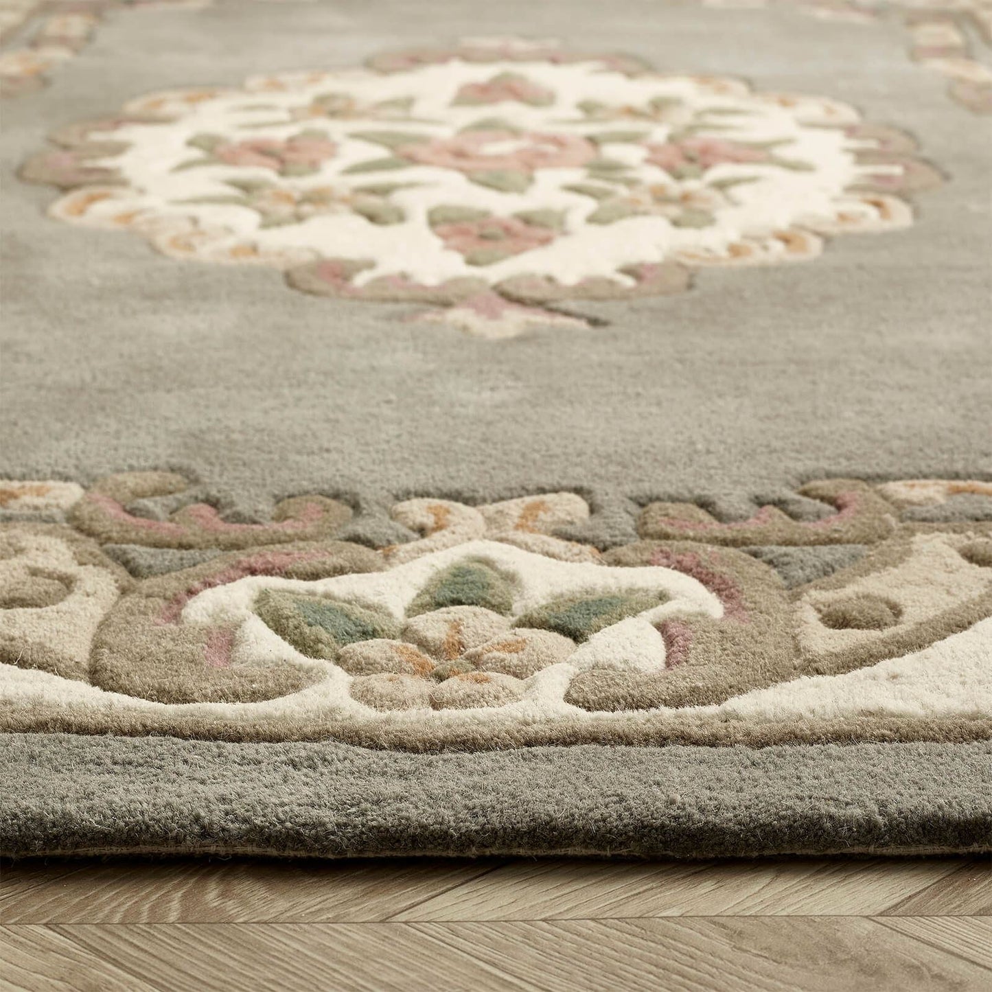 Shensi Grey Modern Rugs