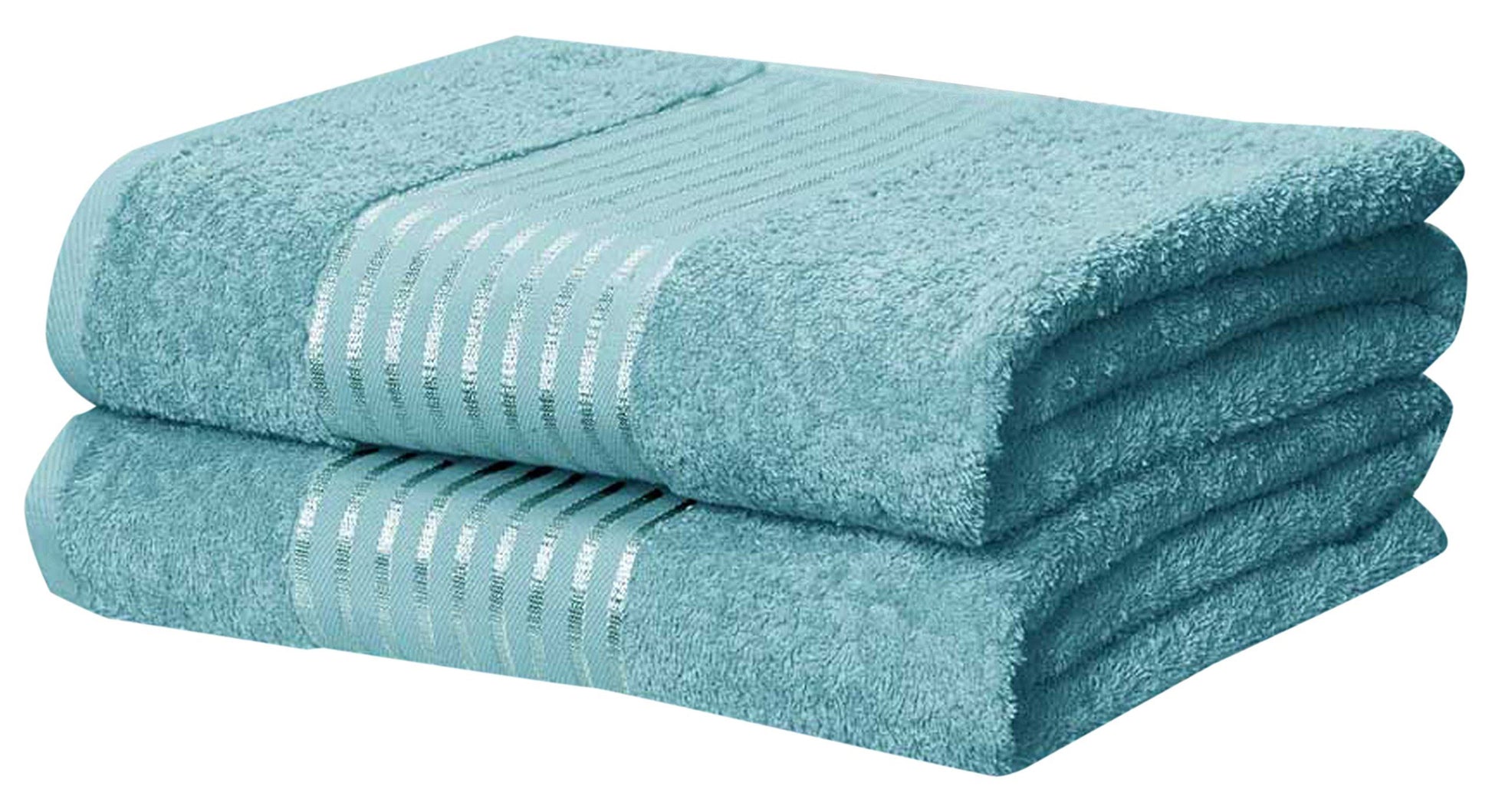 Windsor Turquoise Bath Sheet Pair