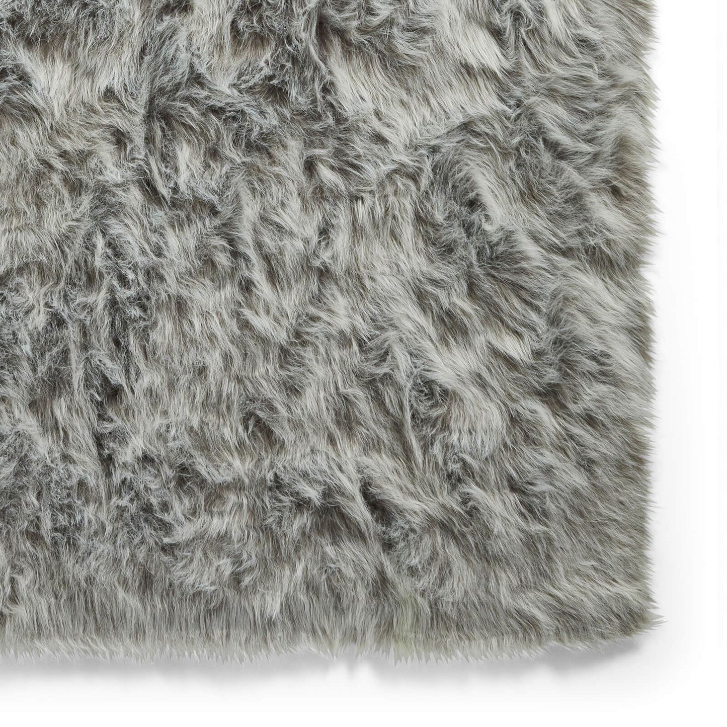 Polar Plush Light Grey Soft Shaggy Rug