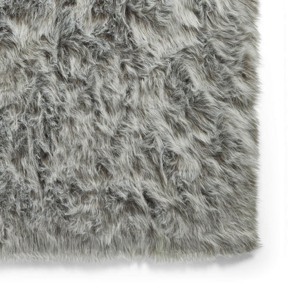Polar Plush Light Grey Soft Shaggy Rug