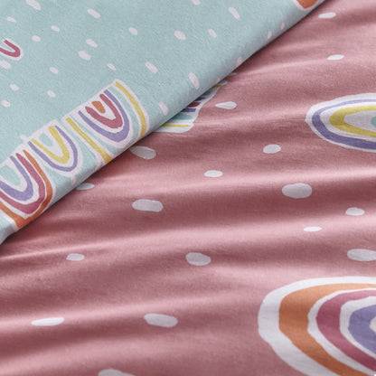 Rainbow Pom Multicolour Duvet Set