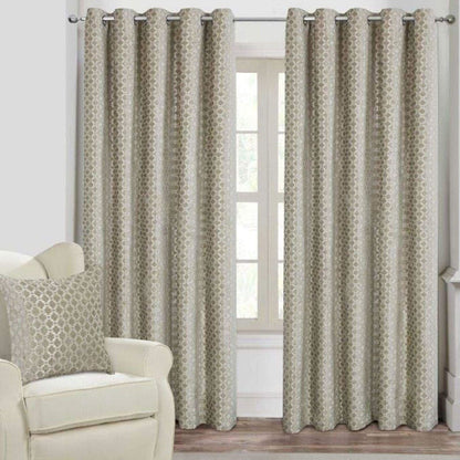 Palermo Mink Eyelet Curtains