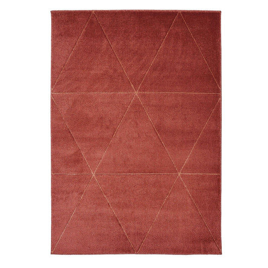 Newport Capleton Red Plain Rug