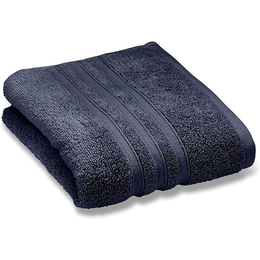 Zero Twist Navy Face Cloth Pair