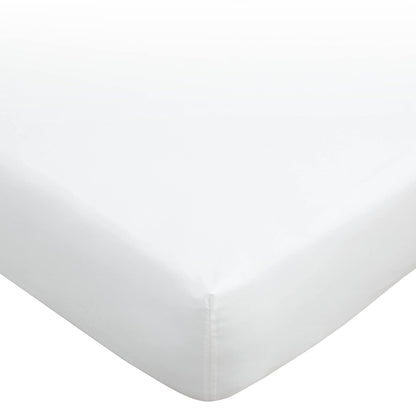 180TC Egyptian Cotton White Fitted Sheet