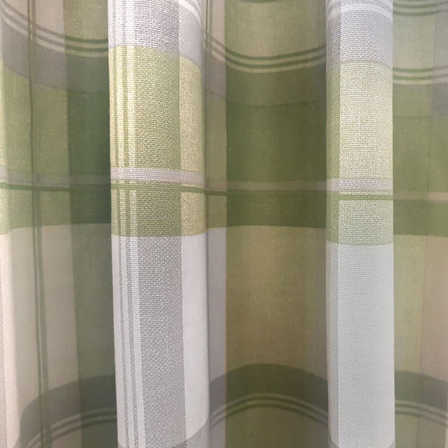 Balmoral Green Eyelet Curtains