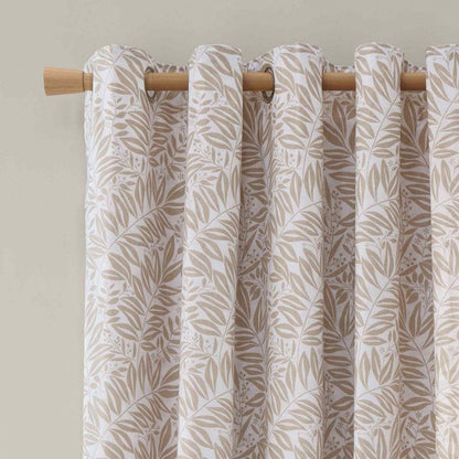 Sorrel Leaf Natural Curtains Two Panels - 66x90 Inch