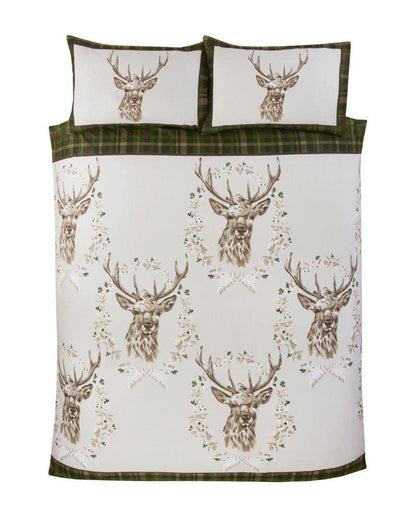 New Angus Stag BC Green Duvet Set