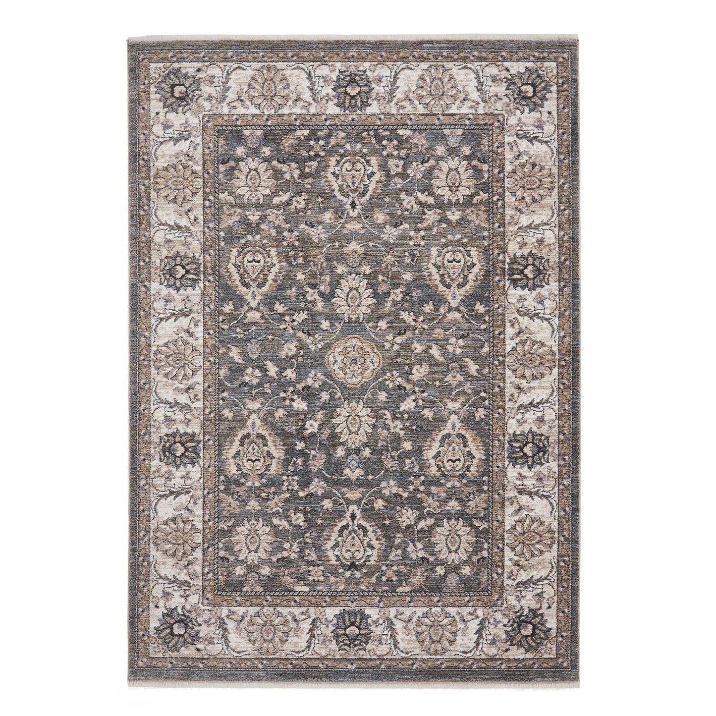 Vintage 35027 Green Traditional Rug