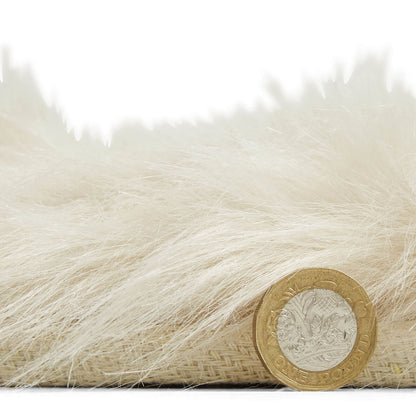 Polar Plush Beige Soft Shaggy Rug