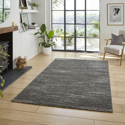 Flores 1930 Charcoal Modern Rug