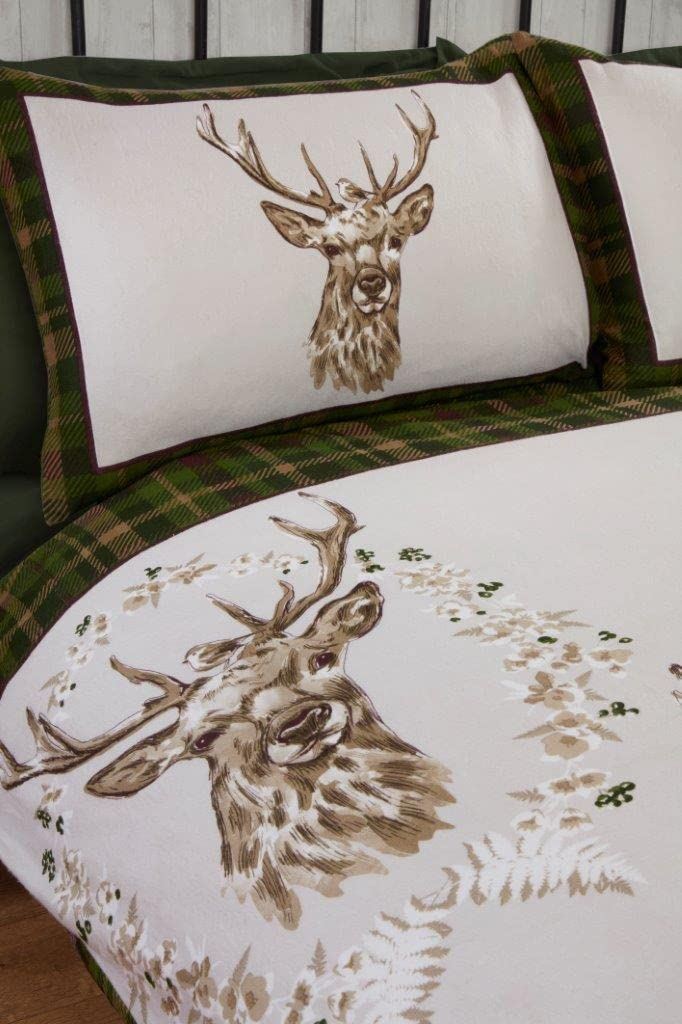 New Angus Stag BC Green Duvet Set