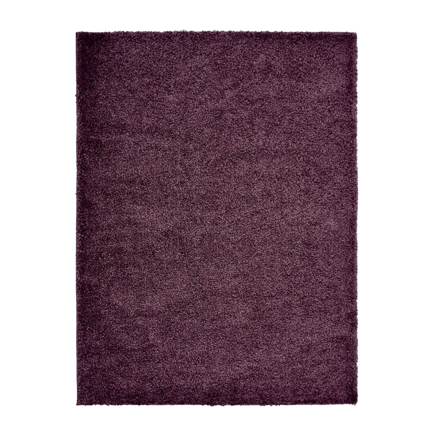 Jazz Shaggy Plum Plain Rug