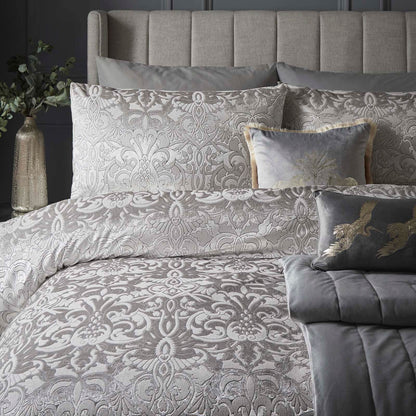 Firenza Silver Duvet Set