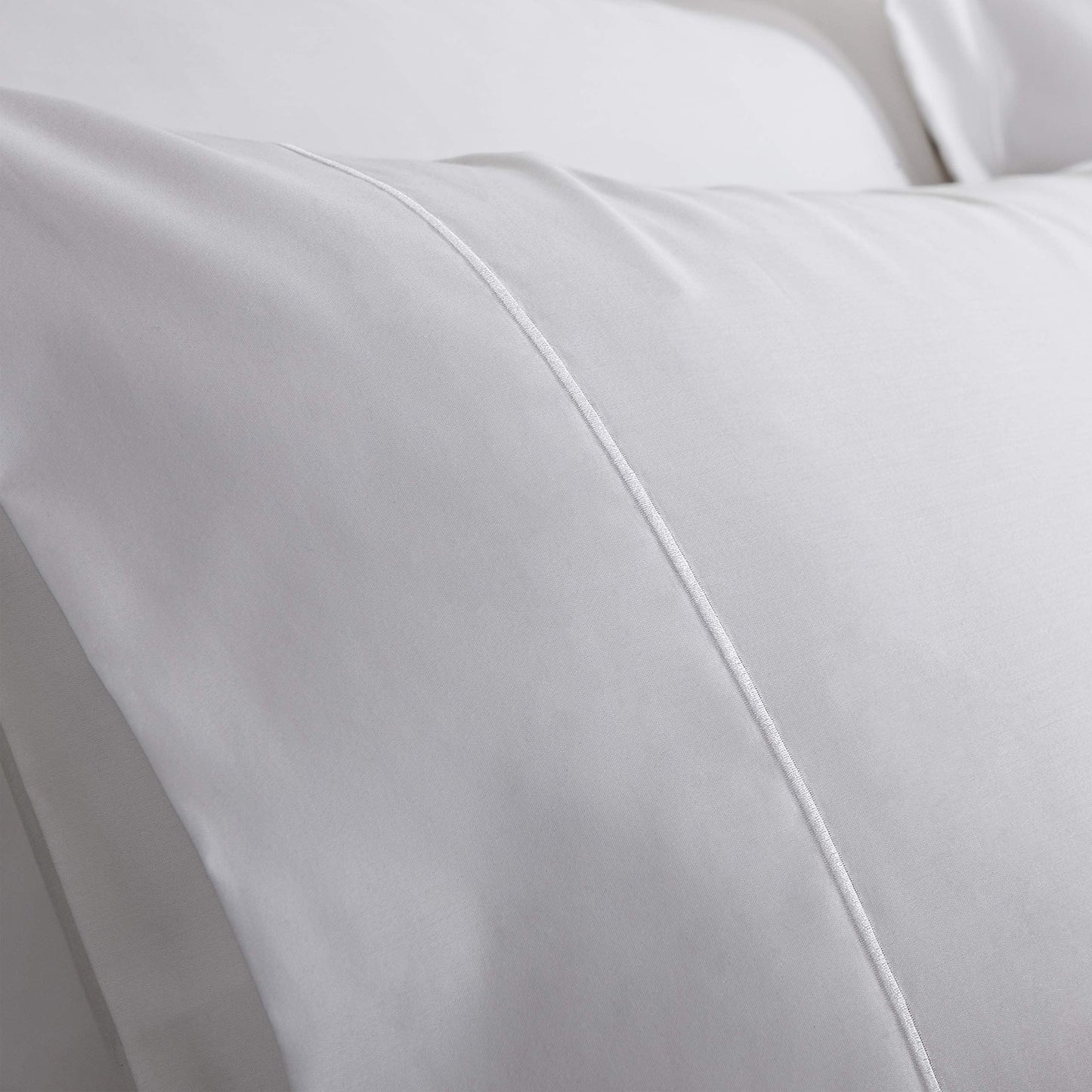 800TC Cotton Sateen White Duvet Set